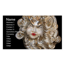Venetian Masks Business Card