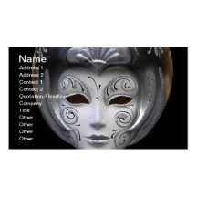 Venetian Masks Business Card