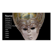 Venetian Masks Business Card