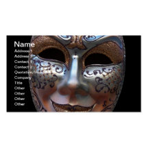 Venetian Masks Business Card