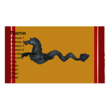Venetian Murano Glass Horse Business Card