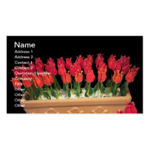 Venetian Murano Glass Roses Business Card