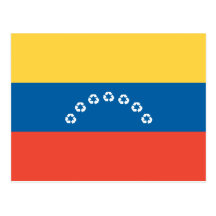 Venezuela recycle flag post card