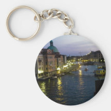 Venice at night keychain