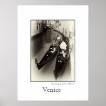 Venice Gondolas Poster