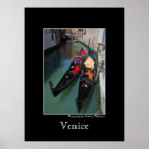 Venice Gondolas Poster