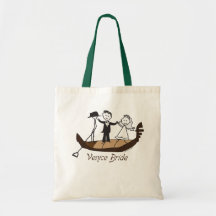 Venice Italy Bride totebag