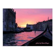 Venice, Italy, photo by Marie Sager Post Card