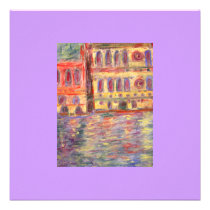 venice palazzos and colourful light invitations