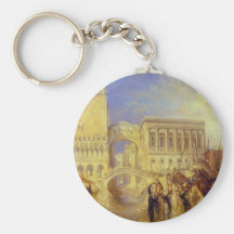 Venice, the Bridge of Sighs by J. M. W. Turner Key Chain