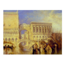 Venice, the Bridge of Sighs by J. M. W. Turner Postcard