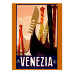 "Venice" Vintage Italian Travel Poster Post Cards