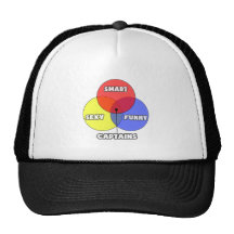 Venn Diagram .. Captains Trucker Hat
