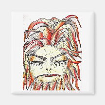 Vera Firestarter's Suns Fridge Magnet