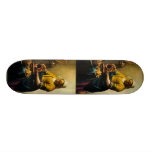 Vermeer's Maidservant Pouring Milk (circa 1660) Custom Skateboard