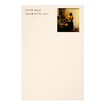 Vermeer's Maidservant Pouring Milk (circa 1660) Personalised Stationery