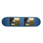 Vermeer's Woman in Blue Reading a Letter ca.1665 Custom Skate Board