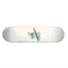 Vermont Boy on Child's Vermont Map Drawing Skate Deck