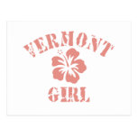 Vermont Pink Girl Postcards