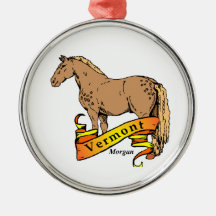 Vermont State Christmas Ornament Keepsake