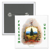VERMONT State Seal pinback button