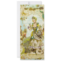 Versailles Butterfly Garden Tea Length Invitations invitations