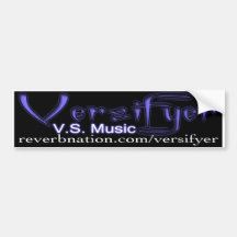Versifyer on your car! bumper sticker