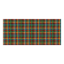 Vertical and horizontal lines pattern rack card