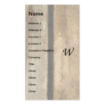 Vertical Boards Impasto Business Card