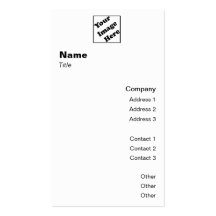 Vertical Logo Classic 2 Business Card Templates