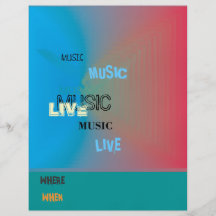 Very Colourful > Music Flyer