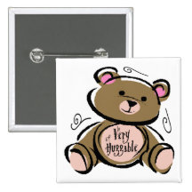 Very Huggable Teddy Bear Pins