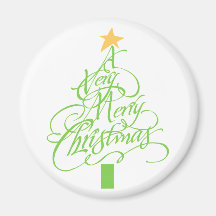 Very Merry Christmas Refrigerator Magnets