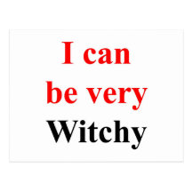 Very Witchy Post Card