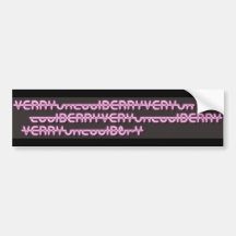 veryuncoolberry bumper sticker