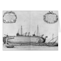 Vessel lying on its hull cards