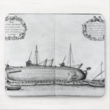 Vessel lying on its hull mousepads