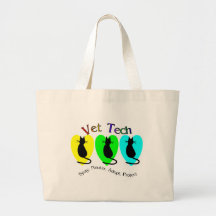 Vet Tech , Unique Gifts for Veterinary Staff Canvas Bags