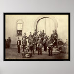 Veteran Military Band in Washington, DC 1865 Posters