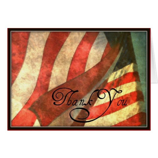 Veterans Day, Thank You Military Greeting Card