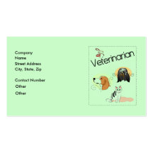 Veterinarian Business Cards