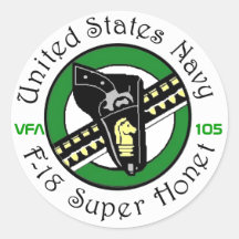 VFA-105  GUNSLINGERS STICKERS