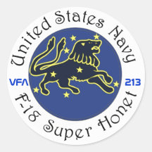 VFA-213 BLACK LIONS STICKER