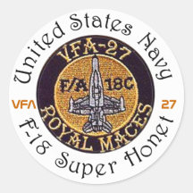 VFA-27 ROYAL MACES STICKERS