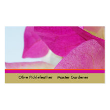 Vibrant Bougainvillea Business Card