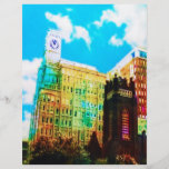 vibrant downtown custom flyer