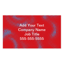 Vibrant Halftone Business Card Template