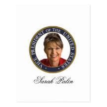 Vice President Sarah Palin Post Cards