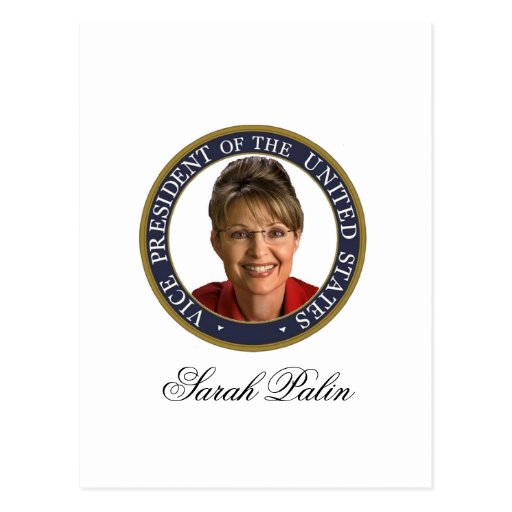Vice President Sarah Palin Post Cards