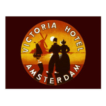 Victoria Hotel Amsterdam Postcard